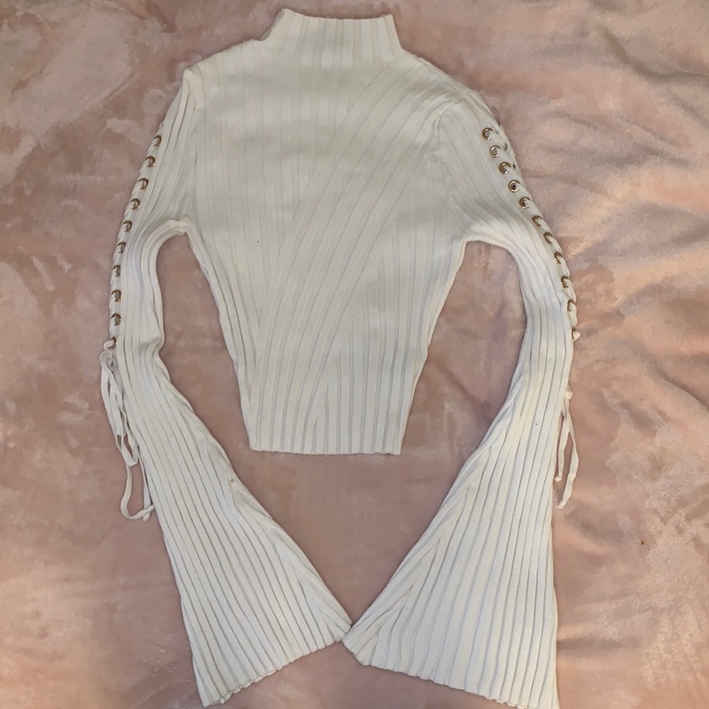 NWOT FASHION NOVA BODYCON CROPPED SWEATER TOP